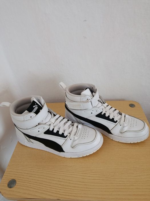 Puma high-tech alb/negru