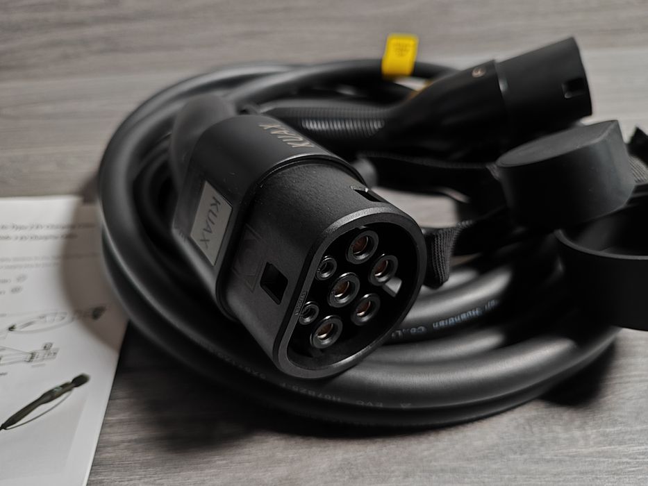 ПРОМО ! KUAX Type 2 to Type 2 кабел за зареждане на коли / автомобили