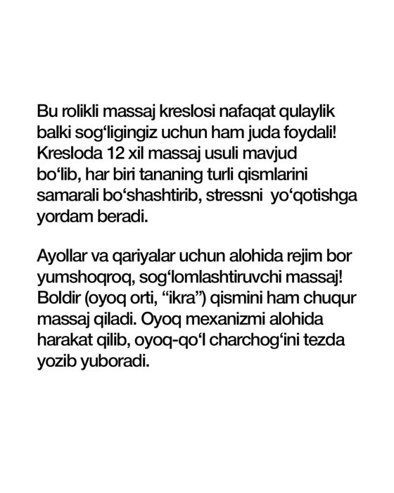 Birinchi qo’l massajni keslo