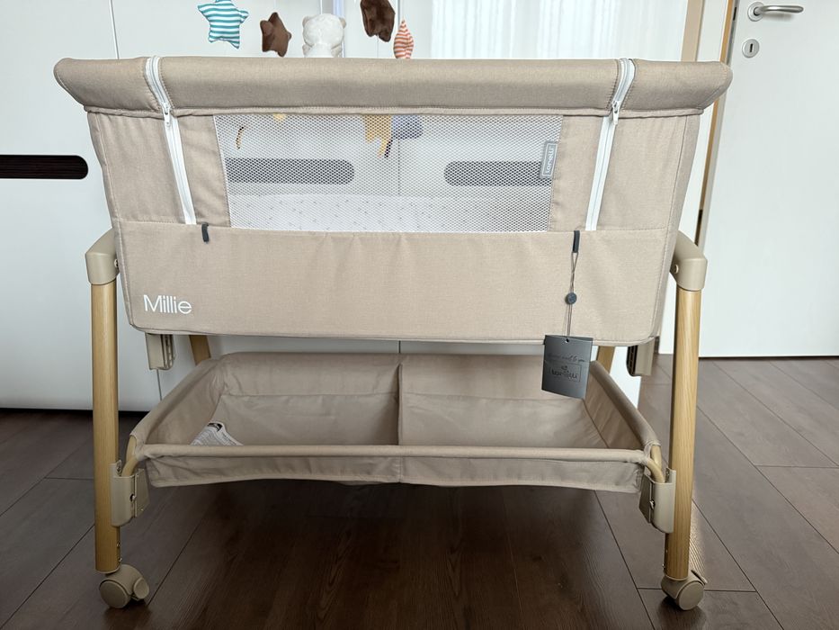 Lorelli Бебешко легло Millie Beige тип next to me
