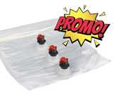 Pack 800 Pungi Bag-in-Box 3L transparente