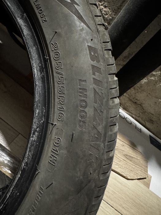 Bridgestone Blizzak LM005 205/55 R16 DOT 2022 6мм
