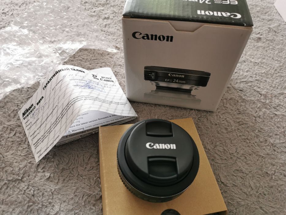 Продам объектив Canon EF-S 24mm f/2.8 STM
