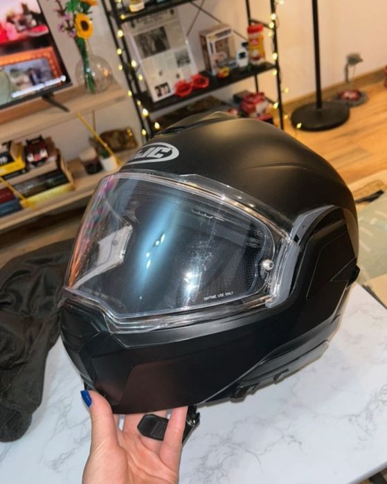 Vând casca moto HJC i100 flip-back