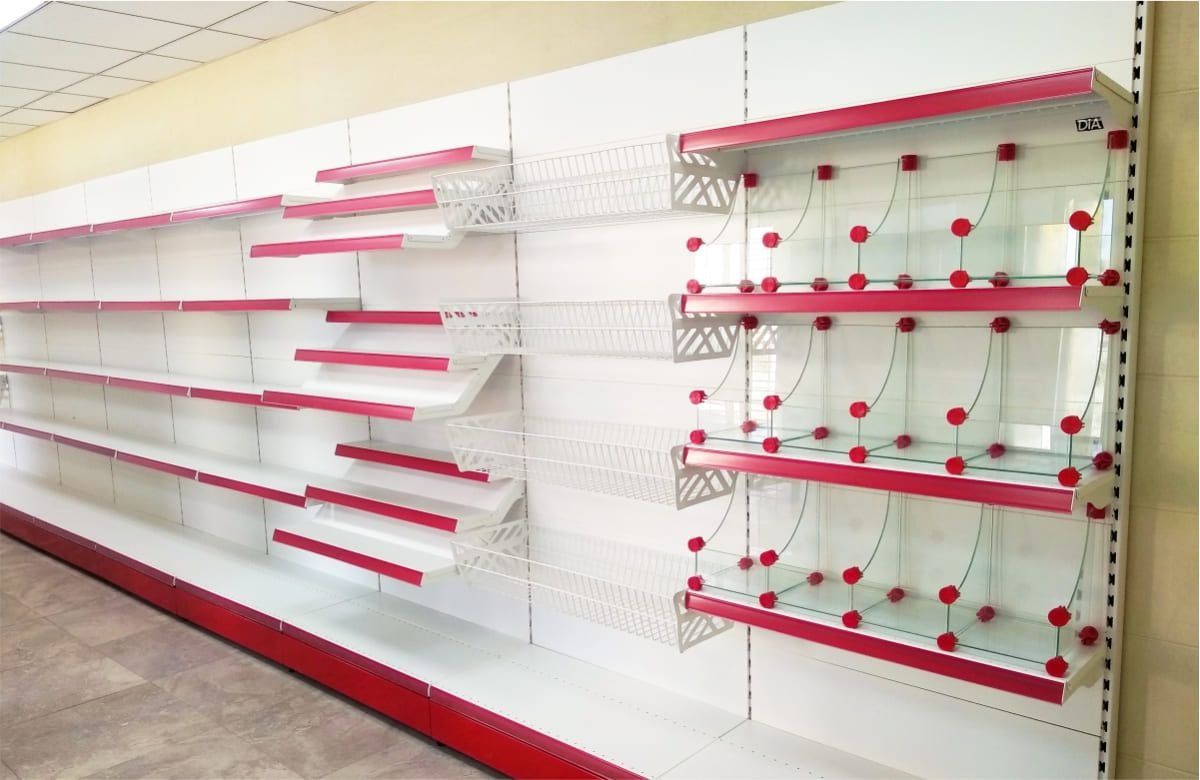 Zamonaviy Savdo tokchalari, Market Supermarketlar uchun polka