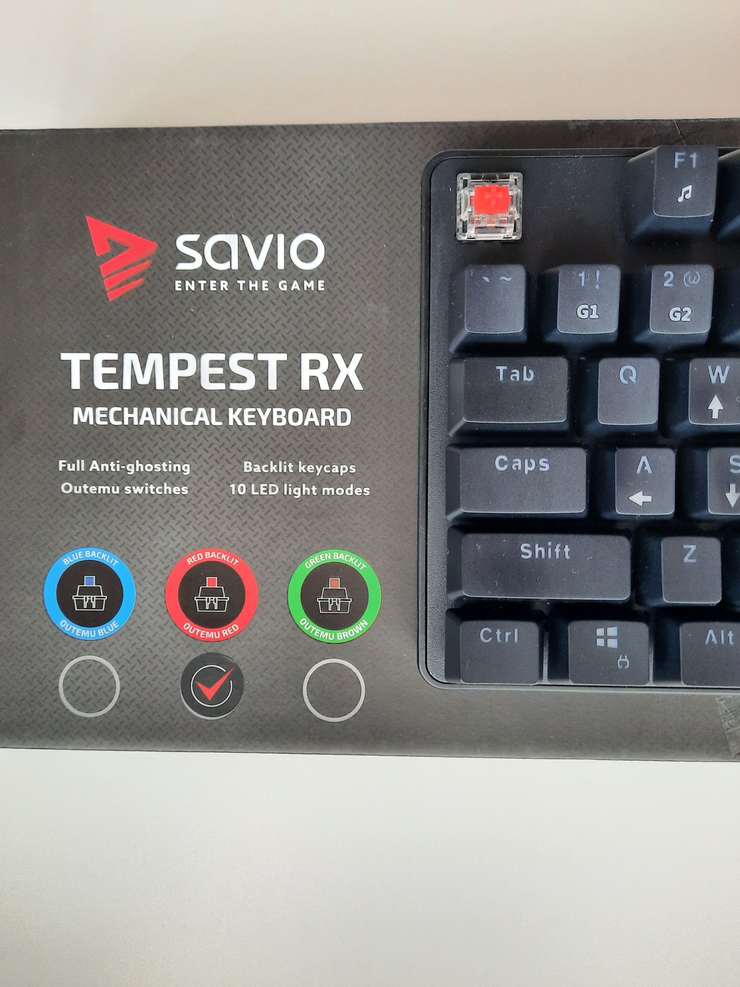 Tastatura Savio Tempest RX
