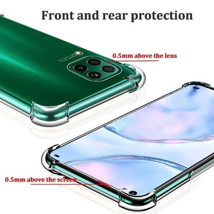 Прозрачен Силиконов Удароустойчив Кейс за Huawei P40 Lite Pro Nova 5T