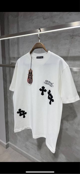 Tricou Off white x Chrome Hearts