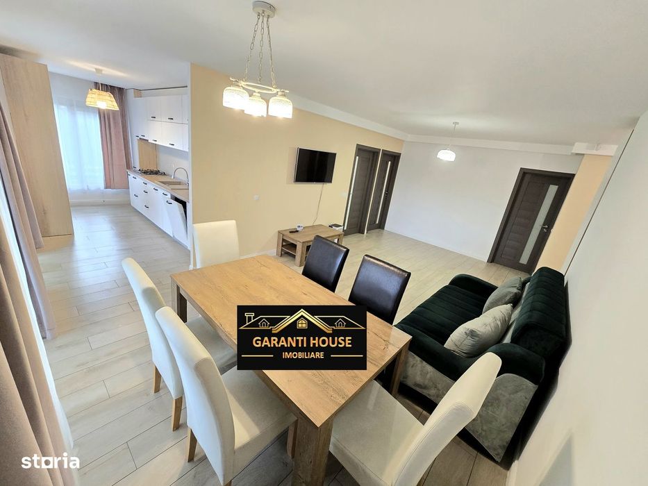 Tautii-Magheraus, apartament cu 3 camere, mobilat, parcare, 115 000€