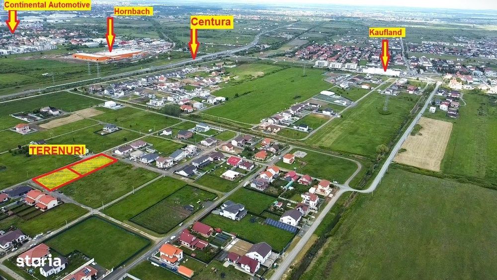 Teren comercial Mosnita, in spate la Kaufland - 1057 servicii, 1014 zo