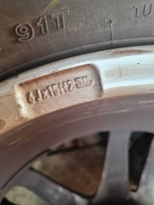 Лети джанти 5х112 15"зимни гуми 195 65 15