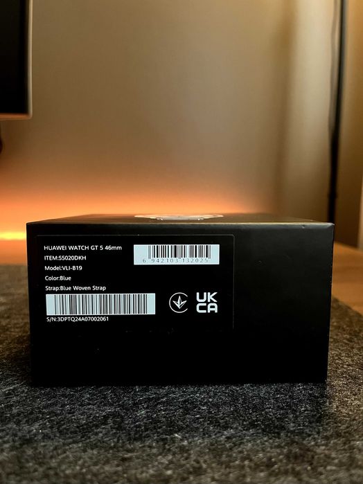 Huawei Watch GT 5, 46 mm, Stainless, Blue Woven Strap (РАЗОПАКОВАН)