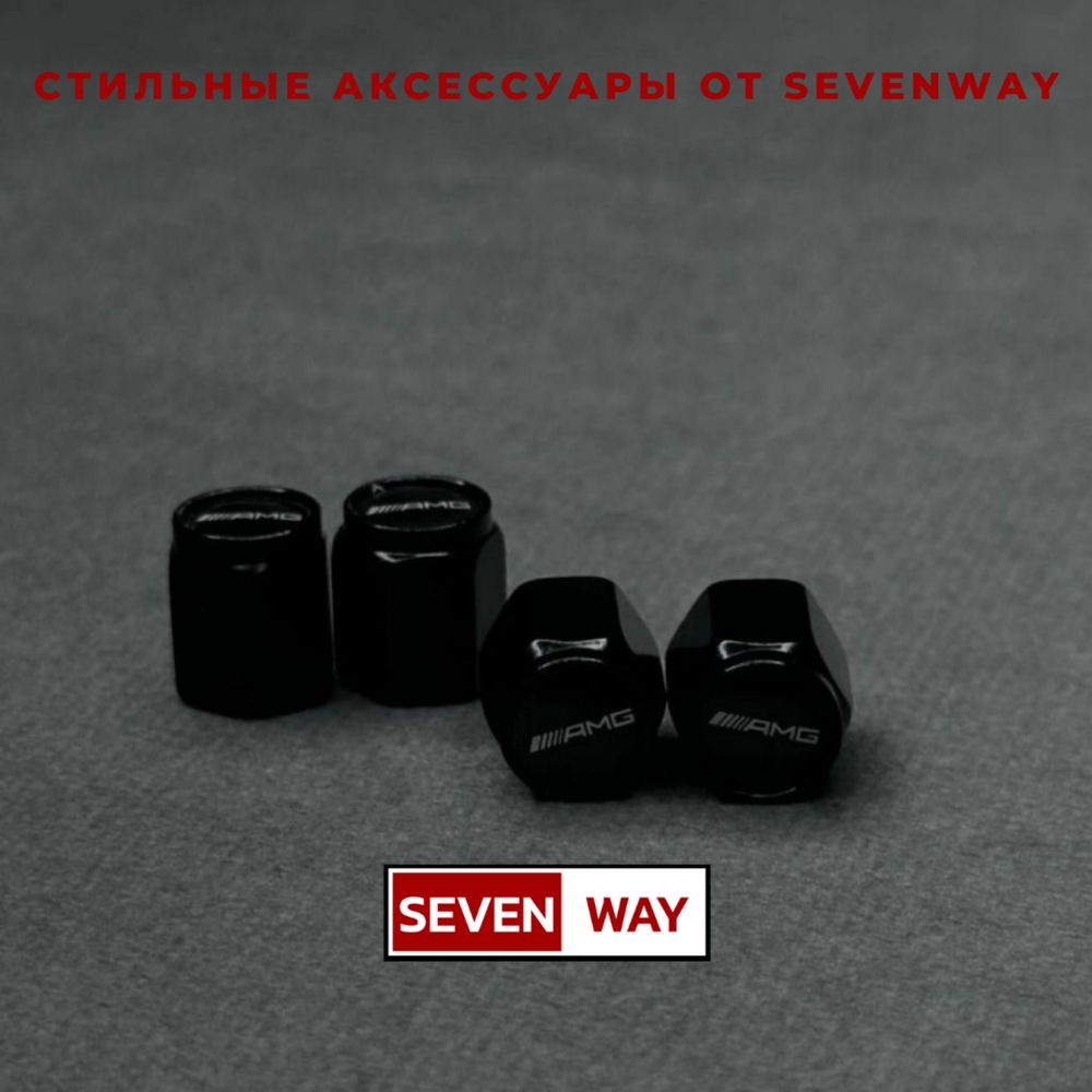 Колпачки для автомобильных ниппелей AMG от «Sevenway»
