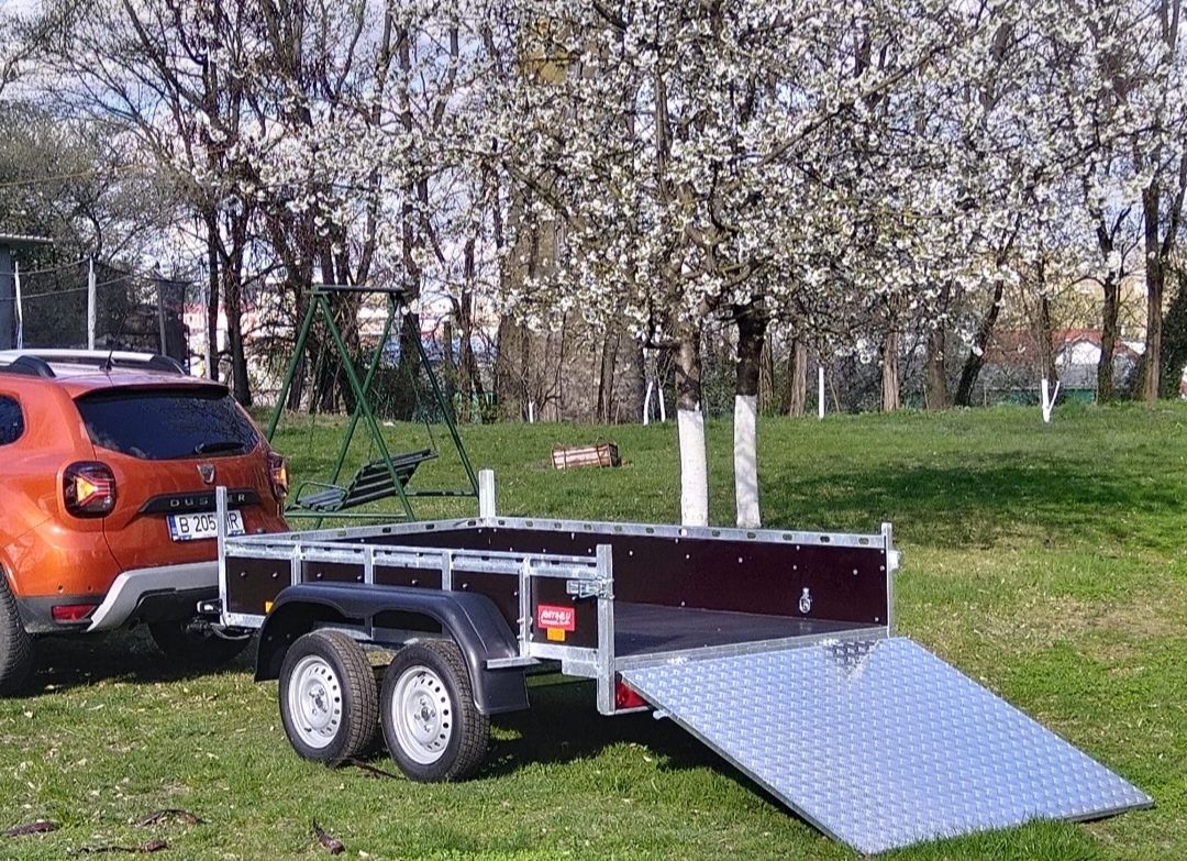 Remorca Rotaru Trailers M 4 tandem 750kg 3m/1,43m