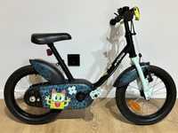 Bicicleta 14' copii 3-5 ani B-Twin Monsters 500, ca nouă