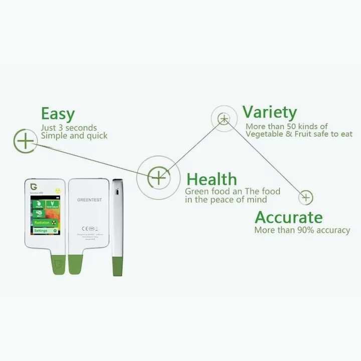 Уред за измерване на нитрати в храната и твърдост на водата Greentest