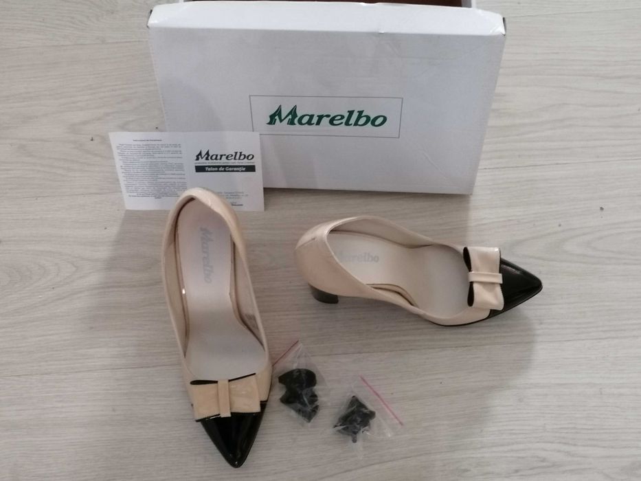 Pantofi de piele marca Marelbo
