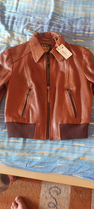 300 Doar azi-Geacă Piele Brand Original- Super Dry