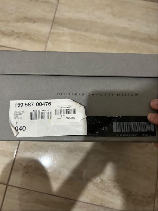 Giuseppe Zanotti negri, mărimea 40