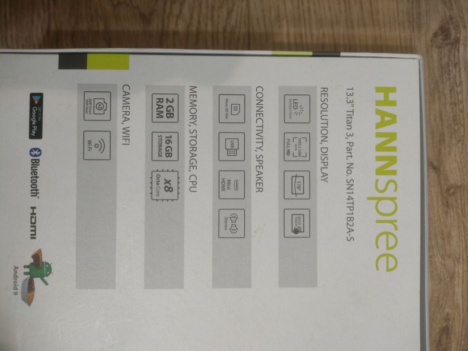 Tableta Hanspires 13,3 inchi