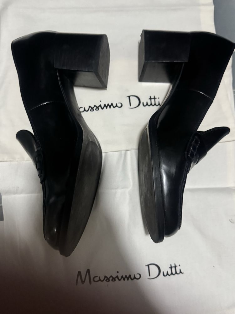 Туфли massimo dutti кожа