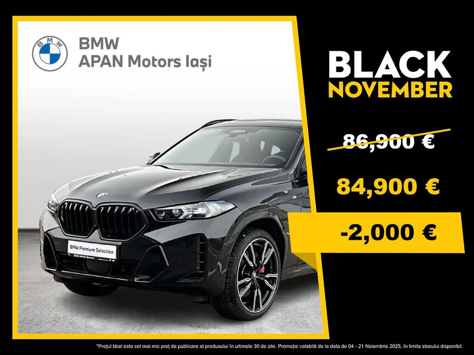 BMW X6 Jante22,Soft-Close,HarmanKardon,Carlig,Panorama,Camere360,IncalzireAux