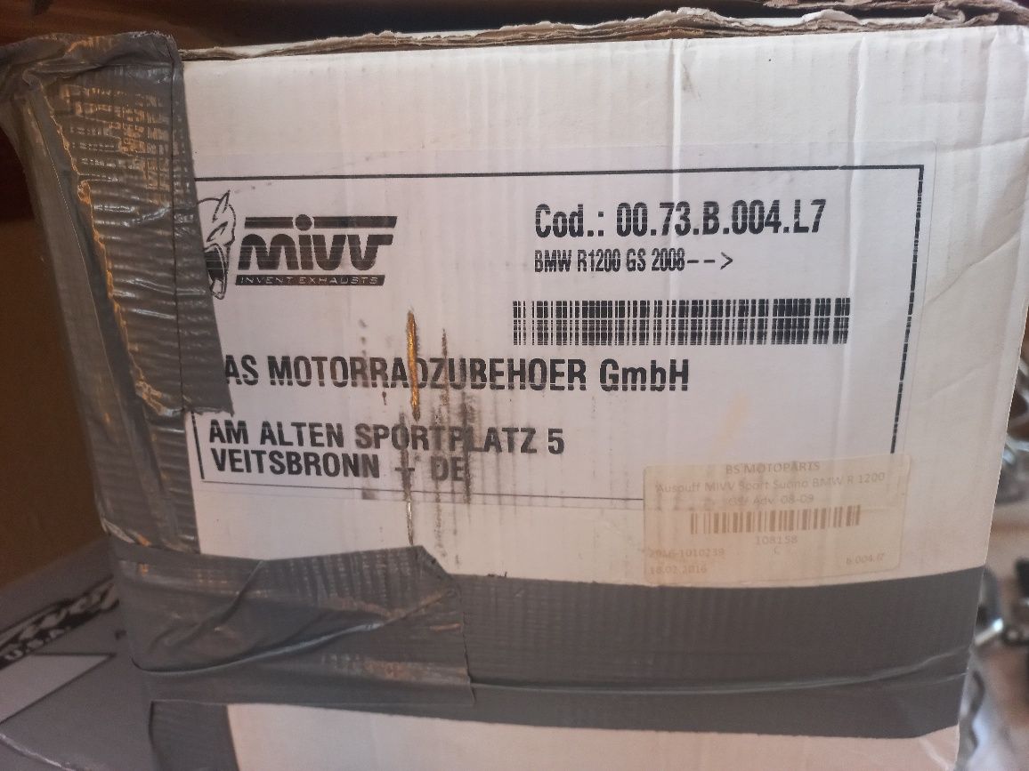 BMW R1200GS Ауспух MIVV
