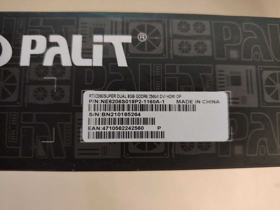 Palit RTX 2060 Super 8GB Nvidia Geforce
