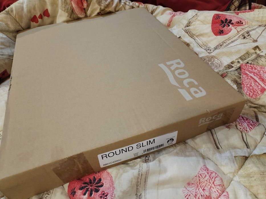 vand capac wc ROCA ROUND slim din duroplast ,inchidere lenta, alb, NOU