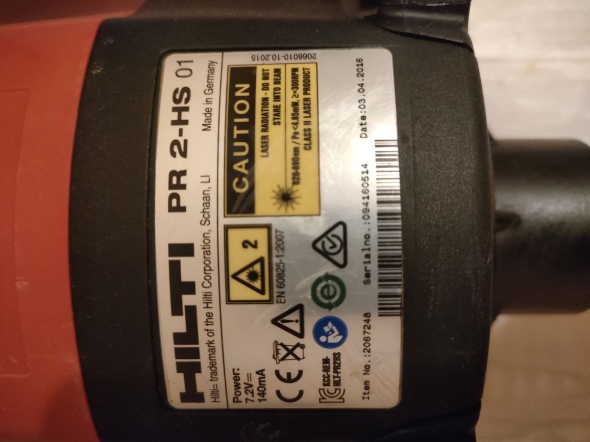 Laser Hilti pr-2hs