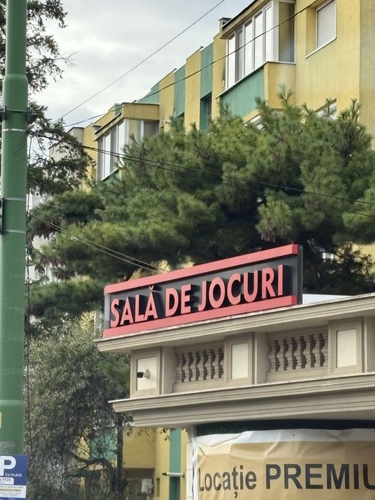 Reclama luminoasa sala jocuri