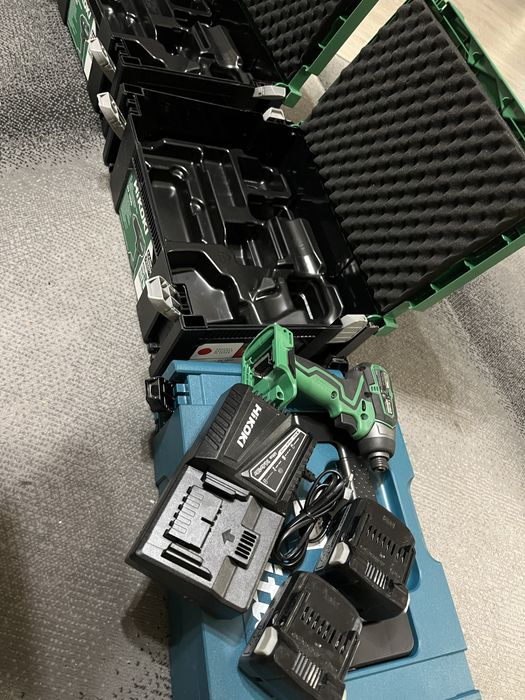 Filetanta ,2 acumulatori + masina de insurubat cu impact HiKOKI WH18DD