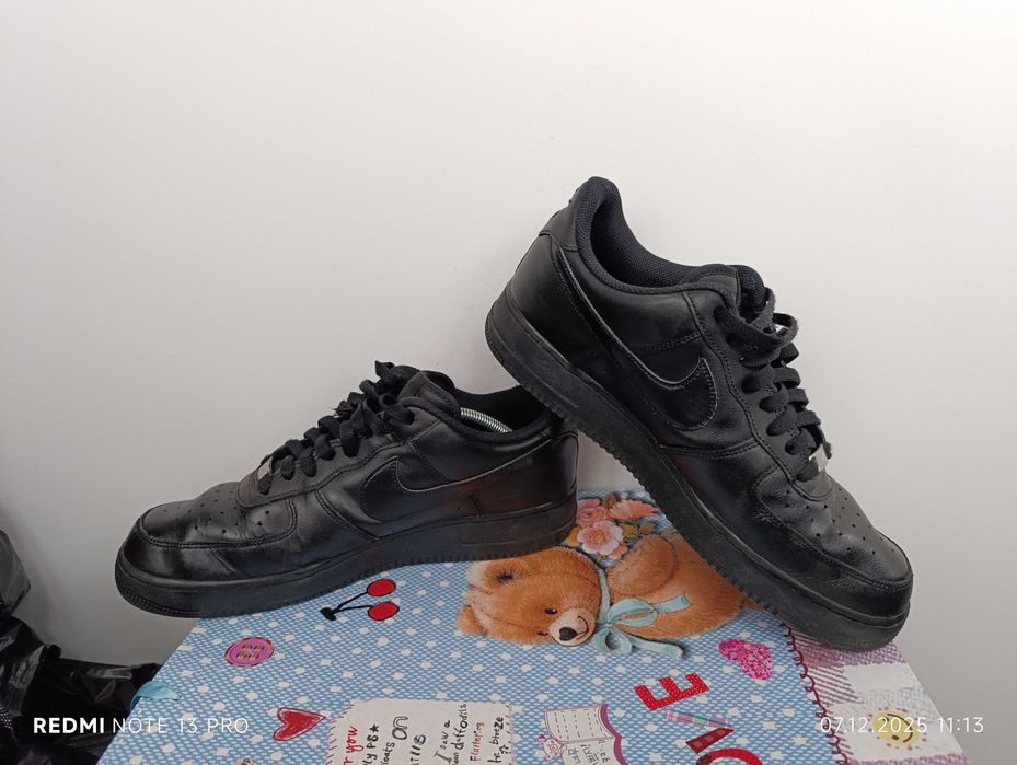 Nike Air Force 1 Low '07 Black''оригинални маратонки 46 номер