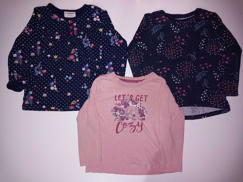 Детски дрешки за момиченце - комплекти 98-104см. + Кецове на Benetton