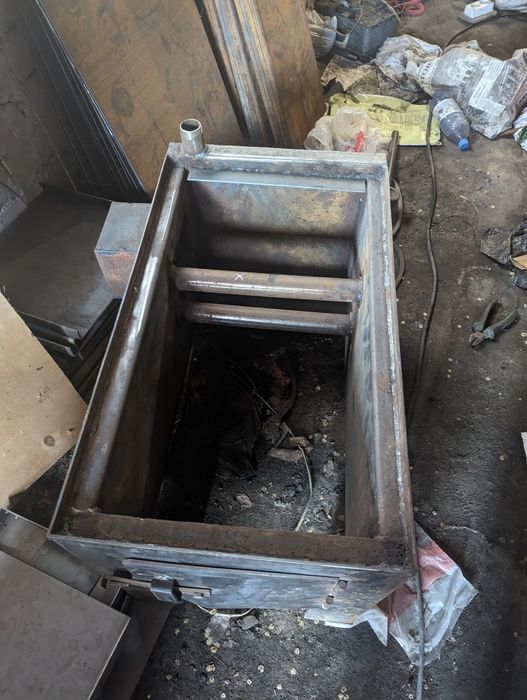 Печка новая стальная