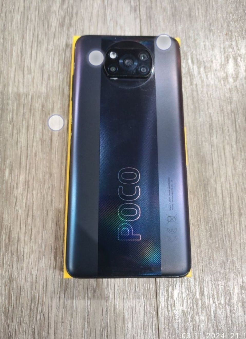 POCO X3 PRO Коробка документ