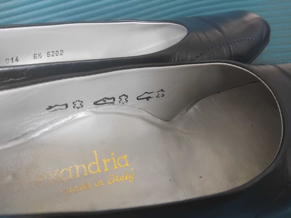Alexandria 100% оригинални италиански обувки, изцяло естествена кожа