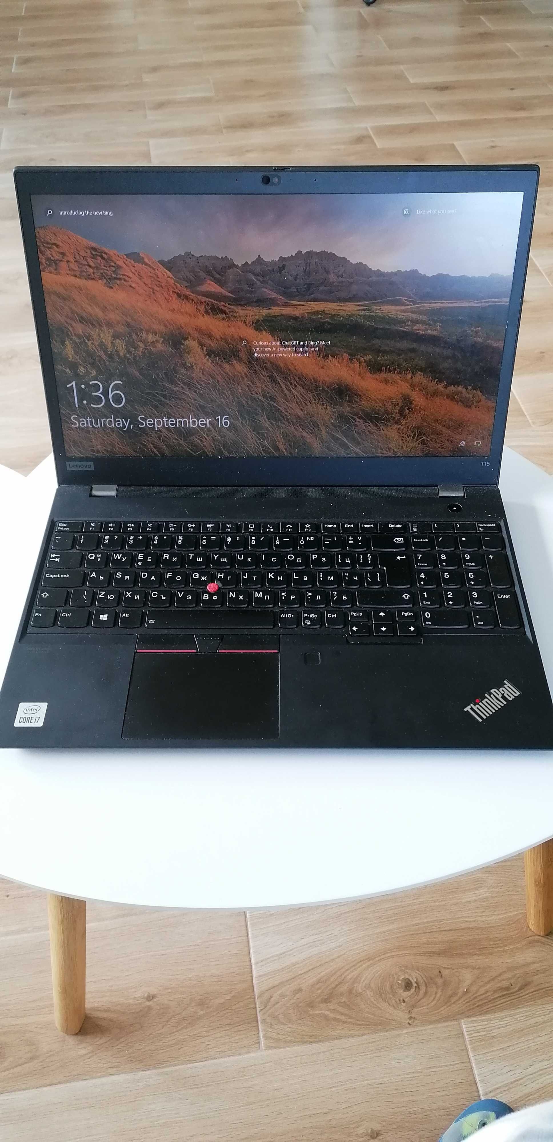 Лаптоп Lenovo ThinkPad T15 / Core i7 10510U