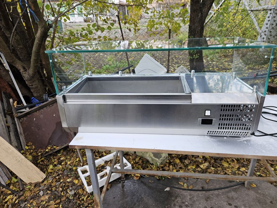 Хладилна Витрина 3бр. Гастронорми 1/3 за Дюнер  Пицария за зеленчуци