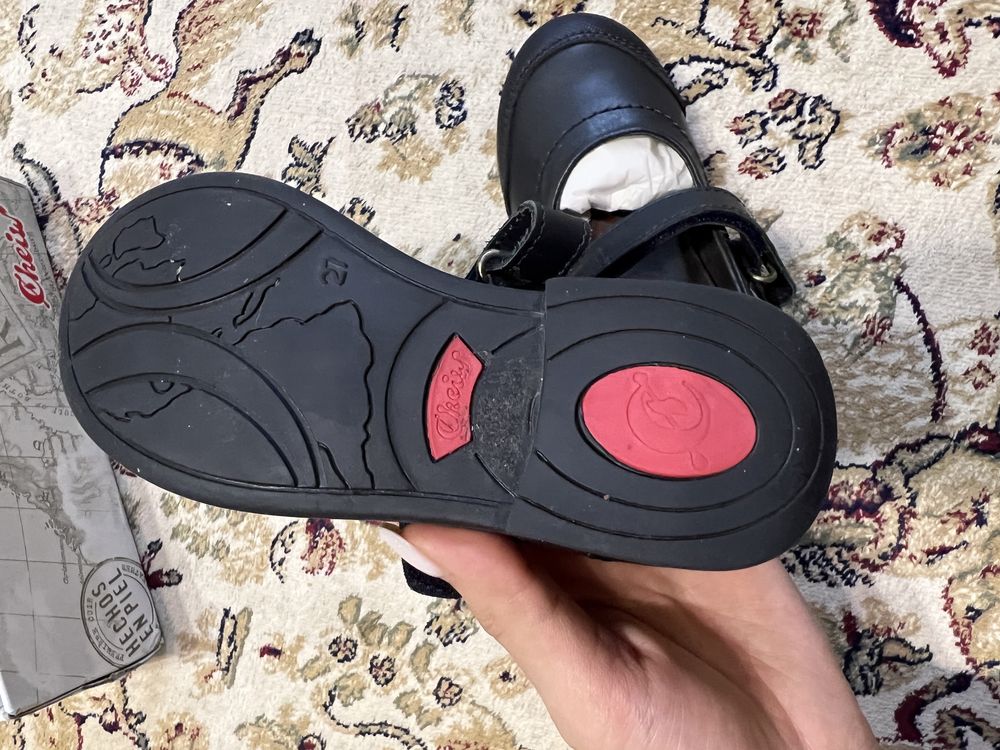 Новые детские ортопедические кожаные туфли