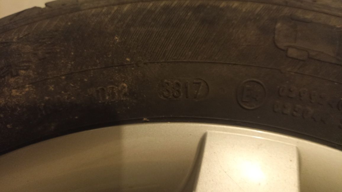 16" Джанти за Мерцедес със зимни гуми 205/55 R16, 4бр+оригин. тасове