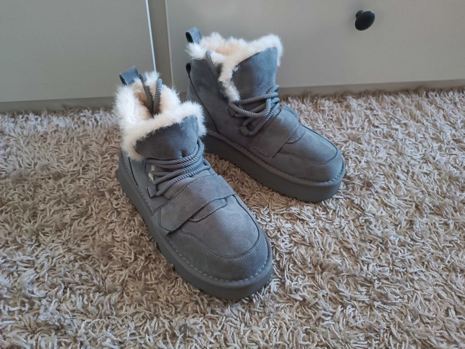 Угги зимние на платформе GANZAGASSK, 41 размер, женские