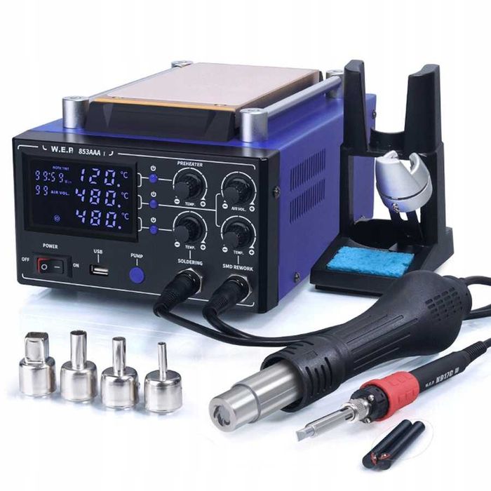 Станция за запояване WEP 853AAA-I с вграден вакуумен сепаратор 9