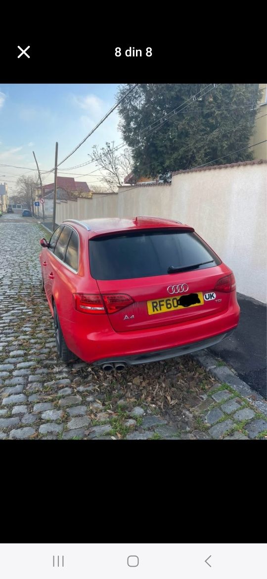 Dezmembrez audi a4 b8 2.0 manual motor cutie tripla led fata portiera