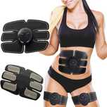Aparat electrostimulator EMS 3-in-1 pentru abdomen brate si coapse