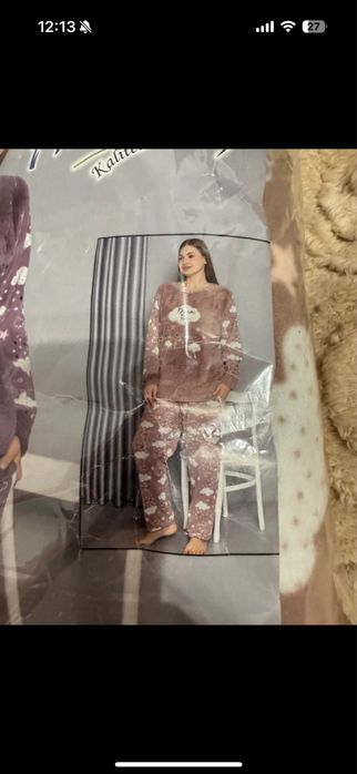 Set pijama groasa dama, 3XL