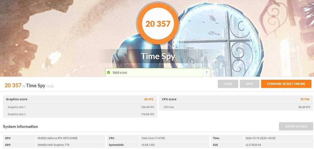 Gaming i7-14700 + RTX 4070 Super SSD 2TB 32GB DDR5 Z690. Impecabil!