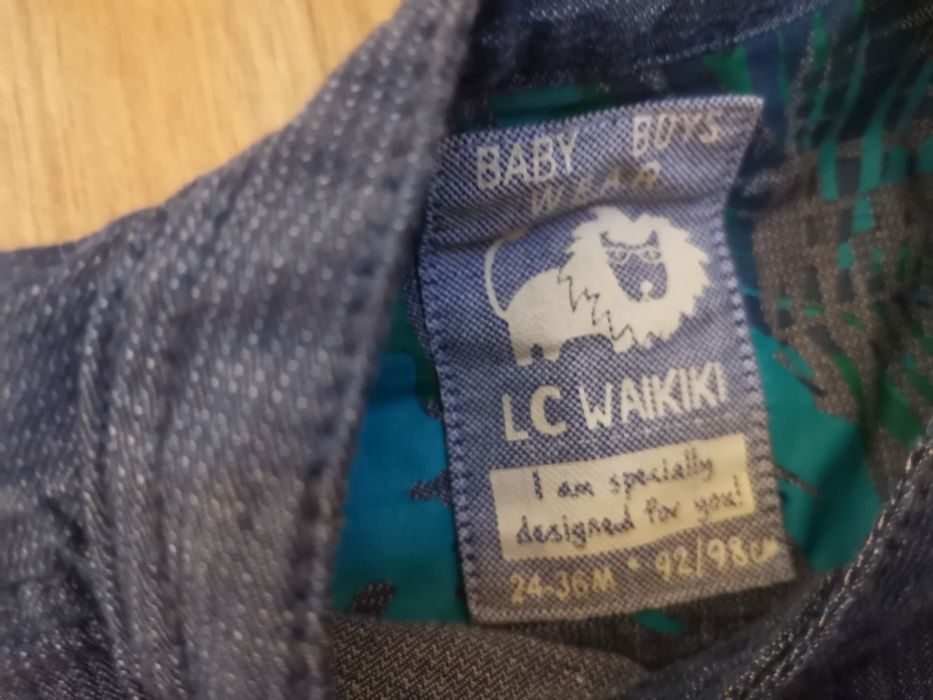 Дънкова риза LCWaikiki 2-3 год.
