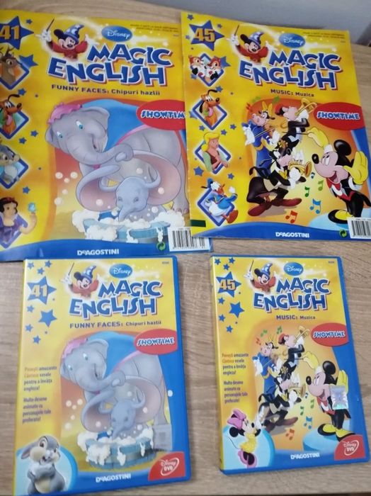 Dvd si revista Magic English
