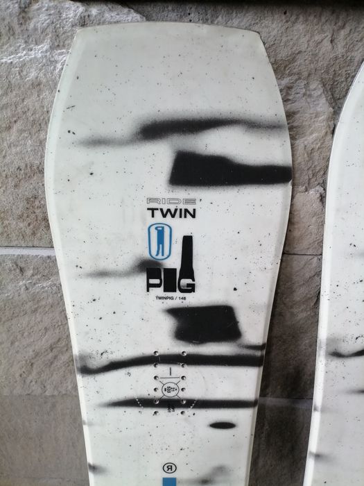 Placa snowboard Ride Twin Pig Test 148,156w cm